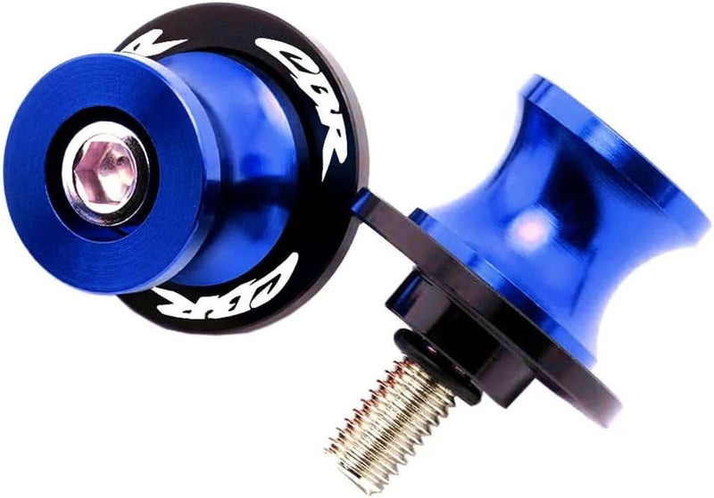 FREAXLL 2pcs M8*1.5 Motorcycle Swing Arm Sliders Spools for H-onda CBR150 CBR100f CBR1000rr CBR1100xx CBR125 CBR250 CBR400rr CBR400f CBR450sr CBR600rr CBR600f CBR900rr CBR954rr (Blue) - Image 3